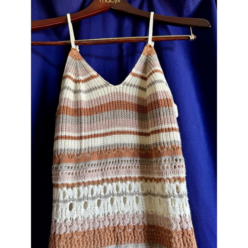 Freshman 1996 EUC Crochet Midi Dress Boho Festival Coachella Coastal Cowgirl XS